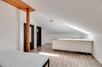 Pronájem bytu 1+kk/zahrada, 30 m2, Praha 9 - Horní Počernice