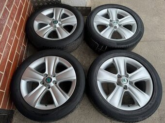 Alu 17" 5x112, škoda " Dolomite " letní 60% , YETI
