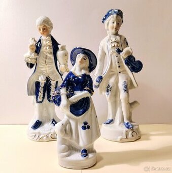 Tři porcelánové sošky - 1