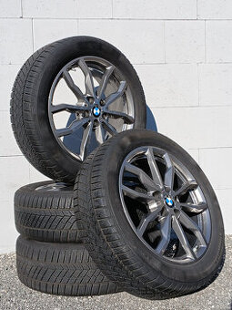 Pěkná zimní orig alu kola BMW X1, X2 205/55/18 vzorek 8mm