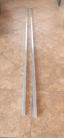 Hliníková ukončovací lišta na makrolon