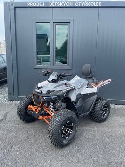 Dětská čtyřkolka FUN 125cc 3G8 - šedo oranžová model 2026