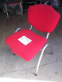 Židle-jednací (jídelní) ASTRA-kov.nohy s čal.sedákem a opěr.