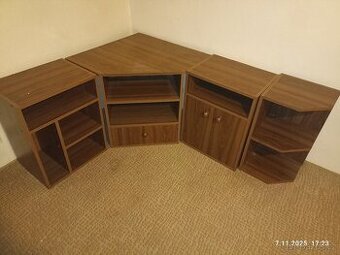 Rohové skříňky