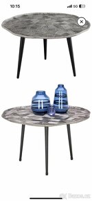 Ambia Home KONFERENČNÍ STOLEK, kov, 75/75/44 cm