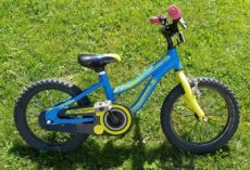 Dětské kolo Leader Fox Keno 16" + balanční kolečka