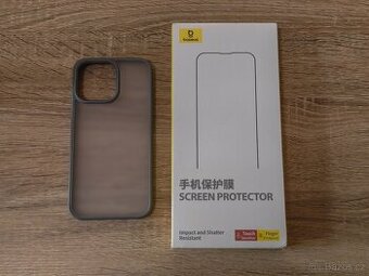 Pouzdro plus temperované ochranné sklo pro iPhone 15 Pro Max