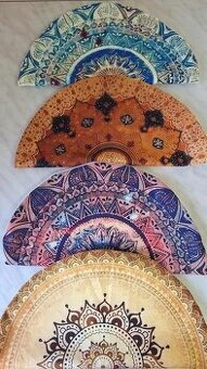 POVLAK NA KULATÝ POLŠTÁŘ s orientálním dekorem