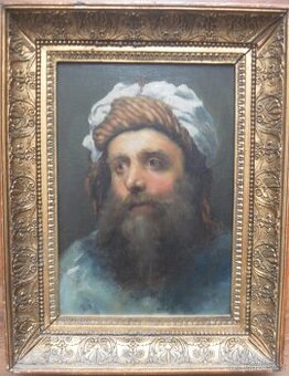 Portrét muže v turbanu.