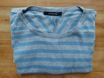 Zánovní pánský svetr šedý a modrý, šedo-modrý - SLEVA