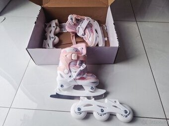 Dětské rostoucí kolečkové/lední brusle