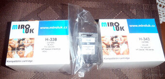 Cartridge HP343, HP 338 2 x