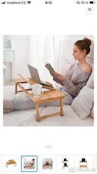 Stolek na notebook do postele 72x35x26 cm