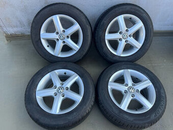 195/65R15 letní pneu alu kola VW GOLF VII 6x15 5x112 ET43