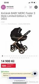 Prodám limitku Baby Merc faster 3