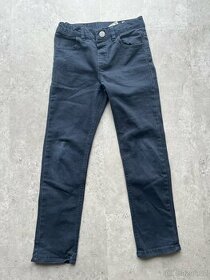 Tmavě modré kalhoty/džínyH&M, vel. 134