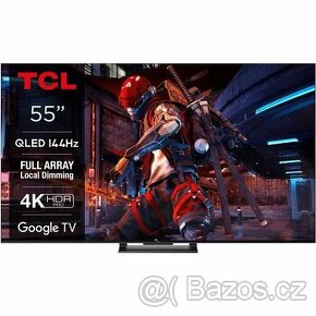 TCL 55C745 55" 139cm QLED, Google TV, 40W Dolby Atmos, 144Hz