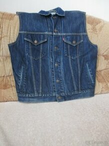 Pánská riflová retro vesta orig. Levis -TOP