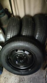 PRODÁNO 4 Kola - disky + pneu 15" z Citroen