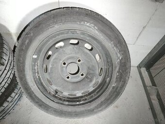 Plechové disky 14" 4x108 obuté na letních 175/65 - 1