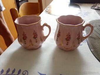 růžový porcelán