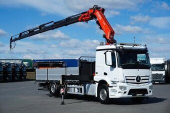 MB Actros 2543-6x2–Valník+HR-FASSI F-295 RA–EURO 6