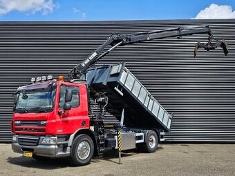 DAF CF 75.250 / Sklápěč + Hiab ruka / Euro 5