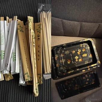 Krabice malé na sushi maki ,zákusky , 35 kusů