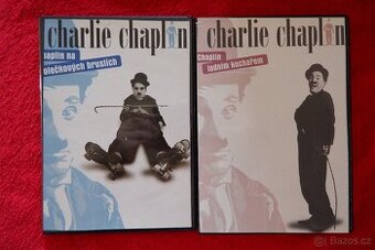 4 originál DVD - Charlie Chaplin.