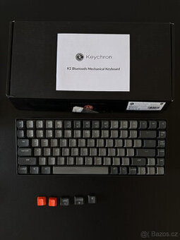 Mechanická klávesnice Keychrone K2 BLUE SWITCH