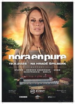 2x VIP vstupenky NoraEnPure - Brno 19.9.2025
