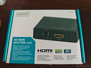 HDMI rozbočovač Digitus 1x2, podpora 4K