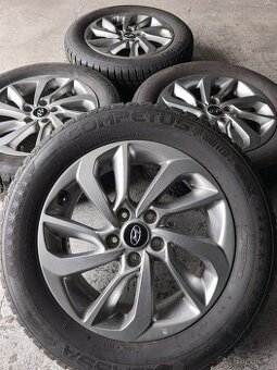 Alu kola 5x114,3 r17 na Hyundai Tuscon zimní pneu 225/60 r17
