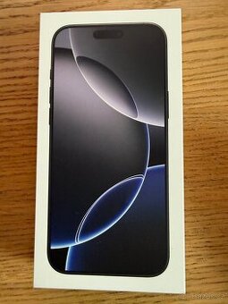 📱 iPhone 16 Pro Max 256GB Black Titan • NOVÝ,NEROZBALENÝ🔥