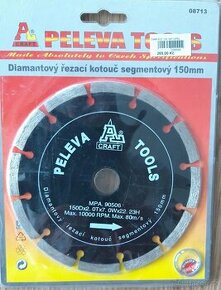 nový diamantový kotouč segmentový prům. 150mm/2mm