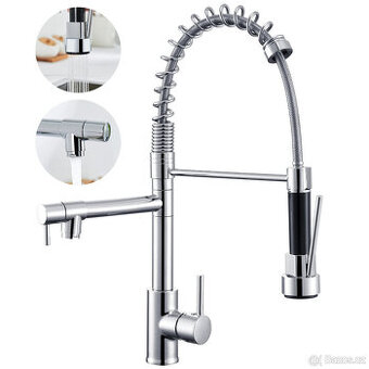 Kuchyňská baterie Auralum se spirálovou pružinou