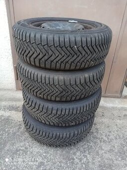 Zimní pneu 195/65 R15 s disky na Škoda Octavia