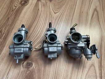 Karburátory Keihin a Mikuni