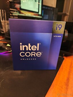 Procesor Intel I9 14900K a Paměti RAM Corsair 64GB KIT DDR5