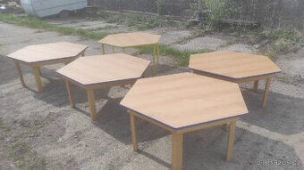 STUL dětsky šestihranny