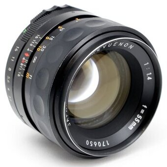 Auto-Revuenon 55mm F1.4 (M42) – Tomioka-made