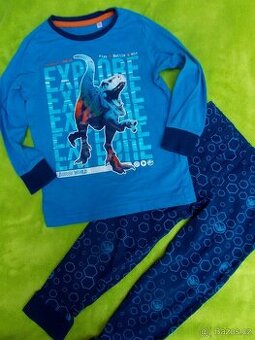 Pyžamo s dinosaurem C&A vel. 110