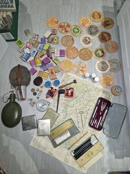 KRABICE STARÝCH RETRO VĚCÍ / SBĚRATELSKÝ MIX