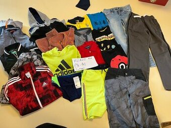 Prodám set značk.  chlapeckého oblečení vel. 134-140
