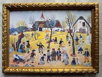 Josef Lada - DĚTSKÉ HRY na JAŘE 1936