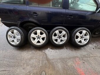 Alu kola Mercedes 16” + zimní pneu 205/55 R16
