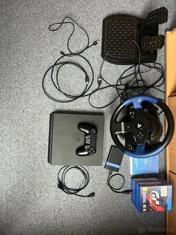 PS4 Slim 500 GB+ thrustmaster T150+hry