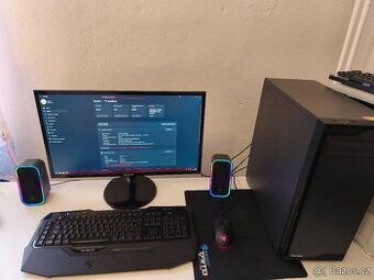 Kompletní PC sestava Ryzen 2200g/8gb/RX460/SSD