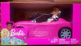 Barbie Mattel cabrio + panenka Barbie , nové