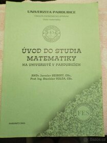 Úvod do studia matematiky na univerzitě v Pardubicích - 1
